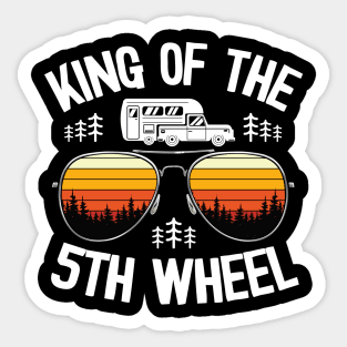 King Of The 5th Wheel Funny Camping Sticker